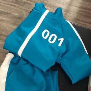 Squid game 001 player tracksuit